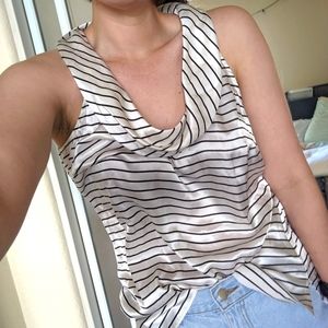 100% Silk White House Black Market Tank